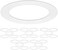 harrrrd 25 Pack Gloss White Goof Trim Ring for 6 Inch Recessed Can Lighting Down Light Outer Diameter 8 Inches