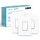 Kasa Smart Kasa Matter Smart Dimmer Switch Voice Control wSiri Alexa Google AssistantUL Timer Schedule Easy Guided InstallNeutral Wire Required Single Pole 24GHz WiFi 3Pack