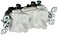 Leviton 20 Amp 120277 Volt Duplex Style SinglePole SinglePole AC Combination Switch Commercial Grade 5334W White