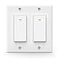 Lesim Smart Light Switch Double Smart WiFi Light Switches Smart Switch 2 Gang Works with Alexa Google Assistant
