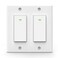 Lesim Smart Light Switch Double Smart WiFi Light Switches Smart Switch 2 Gang Works with Alexa Google Assistant