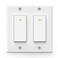 Lesim Smart Light Switch Double Smart WiFi Light Switches Smart Switch 2 Gang Works with Alexa Google Assistant