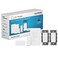 Lutron PBDGPKG2WSWH Caseta Deluxe Smart Switch Kit Compatible
