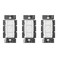 Lutron Caseta Original Smart Dimmer Switch Lutron Smart Hub Required for LED Lights 150 Watt SinglePole3Way No Neutral Required PD6WCLWH3A White 3 Pack