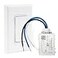 RunLessWire SelfPowered Wireless Light Switch Receiver Kit No Wires Batteries or WiFi Needed for DIY Home Electrical Projects 1 Remote Switch 1 5amp Relay White