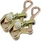 JOIKIT 2 PCS 1 T 2204 Lbs Cable Grip Wire Grip Puller Wire Gripper Steel Cable Pulling Tool Wire Rope Tightener for 2516 mm Wire Rope