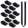 UONIKA 36 inch Cable Straps12 pcs Reusable Fastening Hook and Loop Utility Cable Ties Down Wraps Adjustable Cinch Straps
