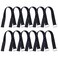 VIGAER 18 inch Extend Cable Strap and Adjustable Securing Strap with Buckle 12 PCS Reusable Hook and Loop Fastening Nylon Cable Tie Wrap