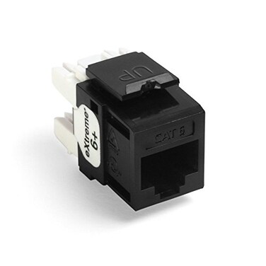 Leviton Extreme 6 QuickPort Connector 10Pack 61110OE6 Black