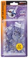 Platinum Tools 100010C EZRJ45 Cat 6 Connectors Clamshell 50Pieces RED