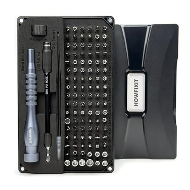 HowFixit PRO MAX 106in1 Precision Screwdriver Set for iPhone Smartphone MacBook Laptop Tablet Camera Switch PS5 Xbox Game Console Controller Repair