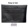 ALHBEJT Computer Monitor Dust Cover AntiStatic Dustproof Protective Cover for LCDLEDHD Panel Case Computer Sleeve Compatible with PC Desktop and TV 29inchBlack