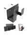 ZZHDESBY Multifunctional Laptop Wall Mount Cable Box Mount Fit for RouterModem Keyboard Holder Fits Display and Tablet Organizer on the wall Black