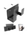 ZZHDESBY Multifunctional Laptop Wall Mount Cable Box Mount Fit for RouterModem Keyboard Holder Fits Display and Tablet Organizer on the wall Black