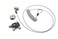 LORADAR 10Foot Retractable AntiTheft Steel Cable Lock with Lock Plate Suitable for laptops Tablets Monitors and Mobile Phones Silver 1 Pack