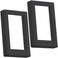 Nitakou 2PCS Protective Edge Guard for M5 Lectric XP Display Protective CoverSoft Shock Absorbent Protective Display Cover Black