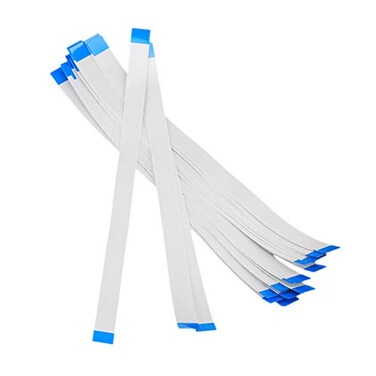 RDEXP 05mm Pitch 20Pin 200mm Length FPC Ribbon Wire Flexible Flat Cable Set of 25