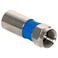 On-Q Legrand OnQ Compression Quad Shield F Plug Coax Cable Connector RCA Plug Composite Cable Nickel AC300810 RG6U 10 Pack