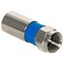 On-Q Legrand OnQ Compression Quad Shield F Plug Coax Cable Connector RCA Plug Composite Cable Nickel AC300810 RG6U 10 Pack