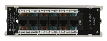 Leviton Category 6 Voice and Data Module 47611C6B Black