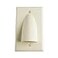 Skywalker Single Gang Bundled Cable Wall Plate Almond