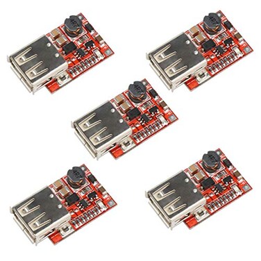 HiLetgo 5pcs DCDC Buck Step Down Module 620V 12V20V to 5V 3A USB Charger Module