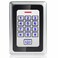 NCLTHS Security Access Control KeypadRFID KeypadDoor Access ControlMetal StandAlone Keypad2000 UsersSupport Close to RFID Card Silver