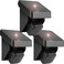 Uogw 3PACK Solar Panel Charging Mount Compatible with Blink Outdoor 4 4th GenBlink Outdoor 3rd Gen XT3XT2XT CameraWeatherproofInternal 3300mAh Rechargeable Battery Continuously for 365 Days