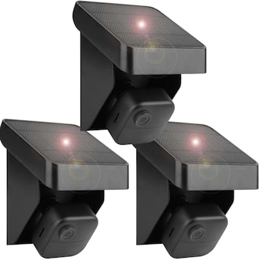 Uogw 3PACK Solar Panel Charging Mount Compatible with Blink Outdoor 4 4th GenBlink Outdoor 3rd Gen XT3XT2XT CameraWeatherproofInternal 3300mAh Rechargeable Battery Continuously for 365 Days