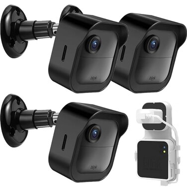 Fieybirt AllNew Blink Outdoor 4 4th Gen Adjustable Mount Weatherproof Housing with Sync Module 2 Outlet Mount 3 Pack