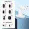 Didalo 2Pack Adjustable Wall Mount for Arlo Pro Arlo Pro 234 Arlo Ultra Essential Spotlight Camera No Drilling IndoorOutdoor Mount Attach Your Camera Everywhere Without ToolsCamera Not Included