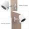 Teccle Metal Wall Mount Compatible with SimpliSafe Outdoor Camera Series 2 Screw Mount AntiDrop Adjustment Swivel Mount Bracket Provide Better Viewing Angles Camera Not Included 2