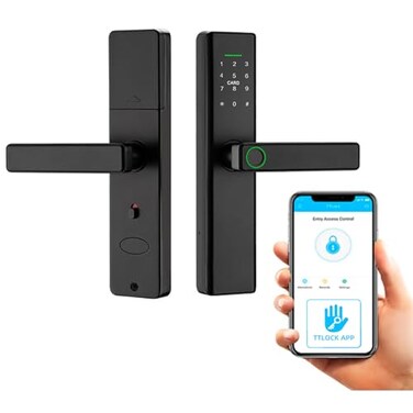 GOODTAC Smart Lock Fingerprint Door Lock with Touch Screen Password Electronic Locks TT APP Remote Control Smart Door Lock