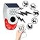 PILSAMAS Solar Motion Sensor Alarm with Custom Voice Upload 120dB Loud Noise Maker Strobe Lights Remote Control IP65 Waterproof for DeerBear Deterrent Chicken Coop Security Pool Safety Alerts
