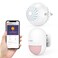 SINGCALL Wireless Motion Sensor Alarm Driveway Alarm Indoor Smart Motion Sensor Detector 24G WiFi Wireless System Home Security Alert Bell