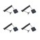 LORADAR 7ft Retractable Cable with Double Sided Adhesive for Gaming Controller Tablets Mobile Phones Other Hardware Showroom and Controller TV DVD Remote Control Tether 4Pack