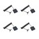 LORADAR 7ft Retractable Cable with Double Sided Adhesive for Gaming Controller Tablets Mobile Phones Other Hardware Showroom and Controller TV DVD Remote Control Tether 4Pack