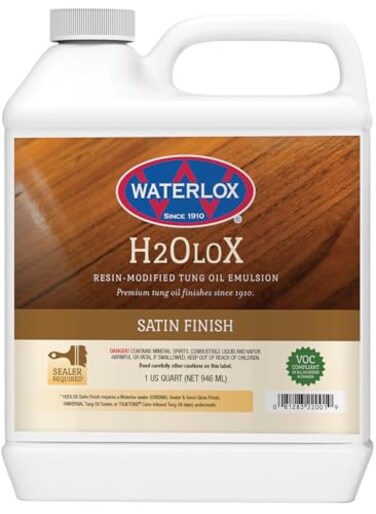 Waterlox H2OLoX Water Based Satin Finish Quart
