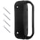 Jake Sales Universal Nylon GATE Handle Black Pull Works with Wood Metal or Vinyl Gates 1 Pack