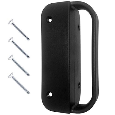 Jake Sales Universal Nylon GATE Handle Black Pull Works with Wood Metal or Vinyl Gates 1 Pack