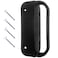 Jake Sales Universal Nylon GATE Handle Black Pull Works with Wood Metal or Vinyl Gates 1 Pack