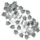 Bueyfolt Adjustable Steel Pilaster Shelf Support Clips 40 Pieces