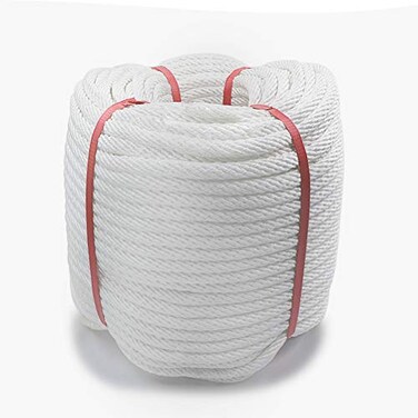 Aoneky Nylon Rope White Pull Rope Cord 12 inch x 50 Ft