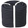 CRAYZA Double Braided Polyester Rope 12 in x 50 ft Strong Arborist Rigging Rope 48 Strands for Tree Work Climbing Camping Sailing Black