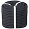 CRAYZA Double Braided Polyester Rope 12 in x 50 ft Strong Arborist Rigging Rope 48 Strands for Tree Work Climbing Camping Sailing Black