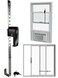 Smart Guard WinLock Window Security Bar for Child Safety Burglary Prevention Locks an Open Window with AC Fan Double Hung Protection Solid Steel Adjustable 321 Stops Up Down Inside Outside Year Around