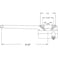 PRIME-LINE PrimeLine H 3864 Casement Single Arm Operator 912 In Arm Diecast wSteel Arm Single Pack