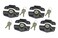 QCAA Heavy Duty Keyed Sash Lock ChildProof Security Only Unlock with Key CTC 177 Matte Black 4 Pack Made in Taiwan