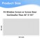 HongyiTime 48x102 Windows Screen MeshFiberglass Window Screen Mesh Screen Door Mesh Windows Screens and Screen Door Replacement Patio Screen Mesh