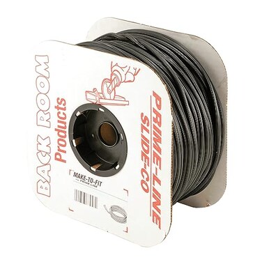 PRIME-LINE PrimeLine MP7552 Screen Retainer Spline 0120 In Diameter Black Vinyl 500 ft 1 Roll